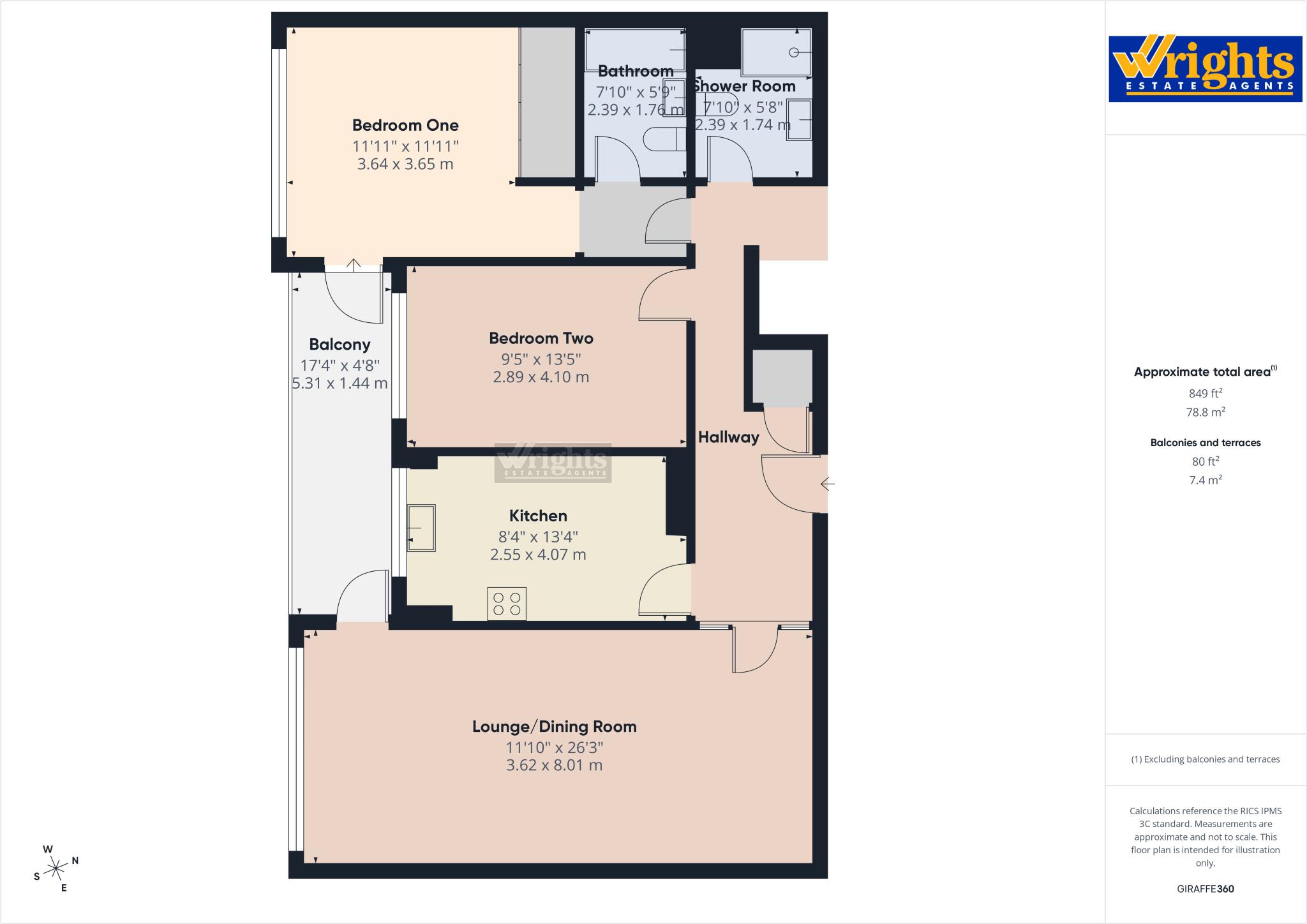 Wallace Road, Broadstone, Dorset, BH18 floorplan