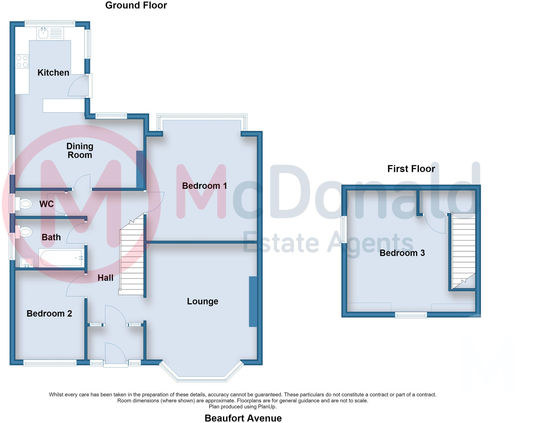 Beaufort Avenue, Bispham floorplan