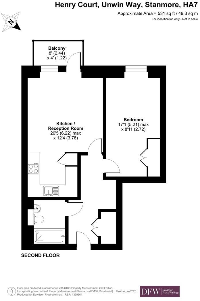 Henry Court, Stanmore Place, HA7 floorplan