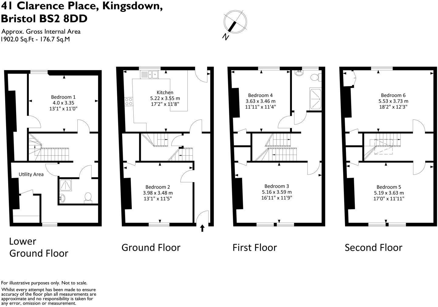 Clarence Place, Kingsdown, Bristol, BS2 floorplan