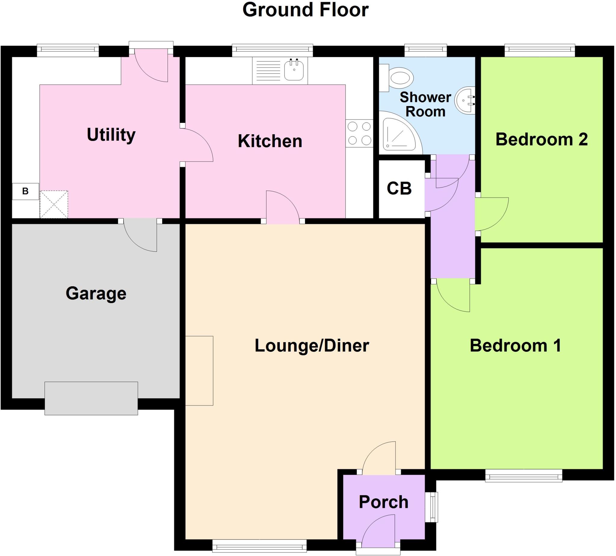 Primrose Close, Honeyborough, Neyland, Pembrokeshire, SA73 floorplan