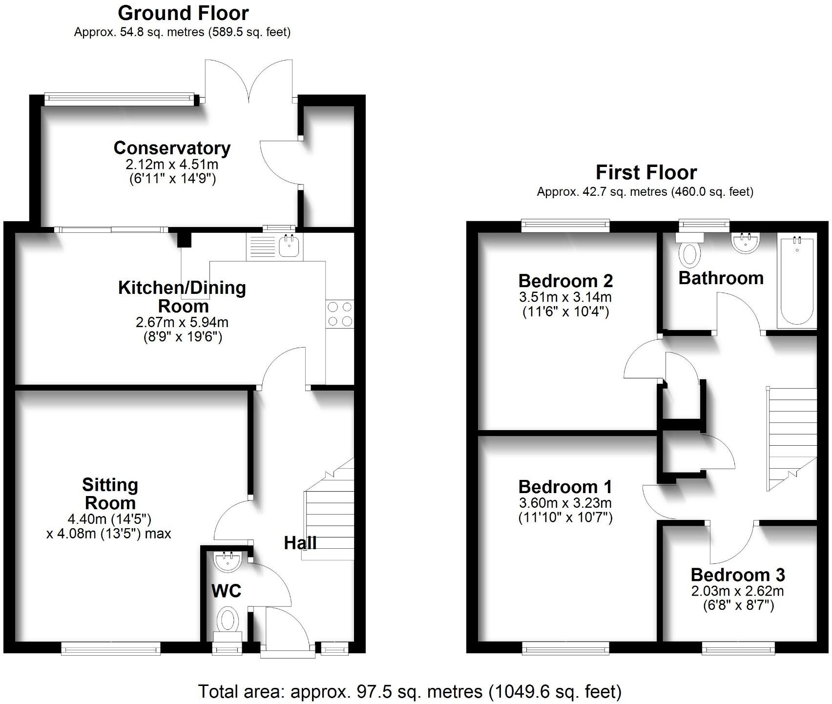 Inwood Road, Liss, Hampshire, GU33 floorplan