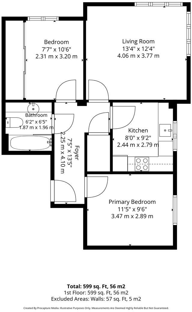 Benn Avenue, Paisley floorplan