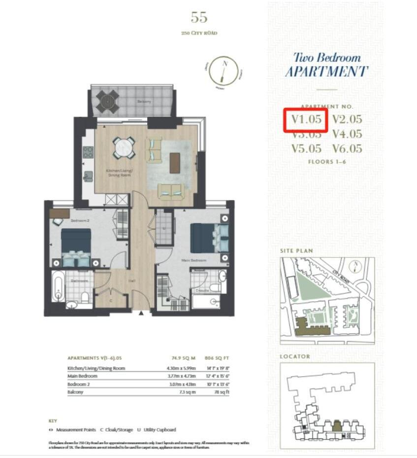 Vermont House, 8 Dingley Road, London, EC1V floorplan