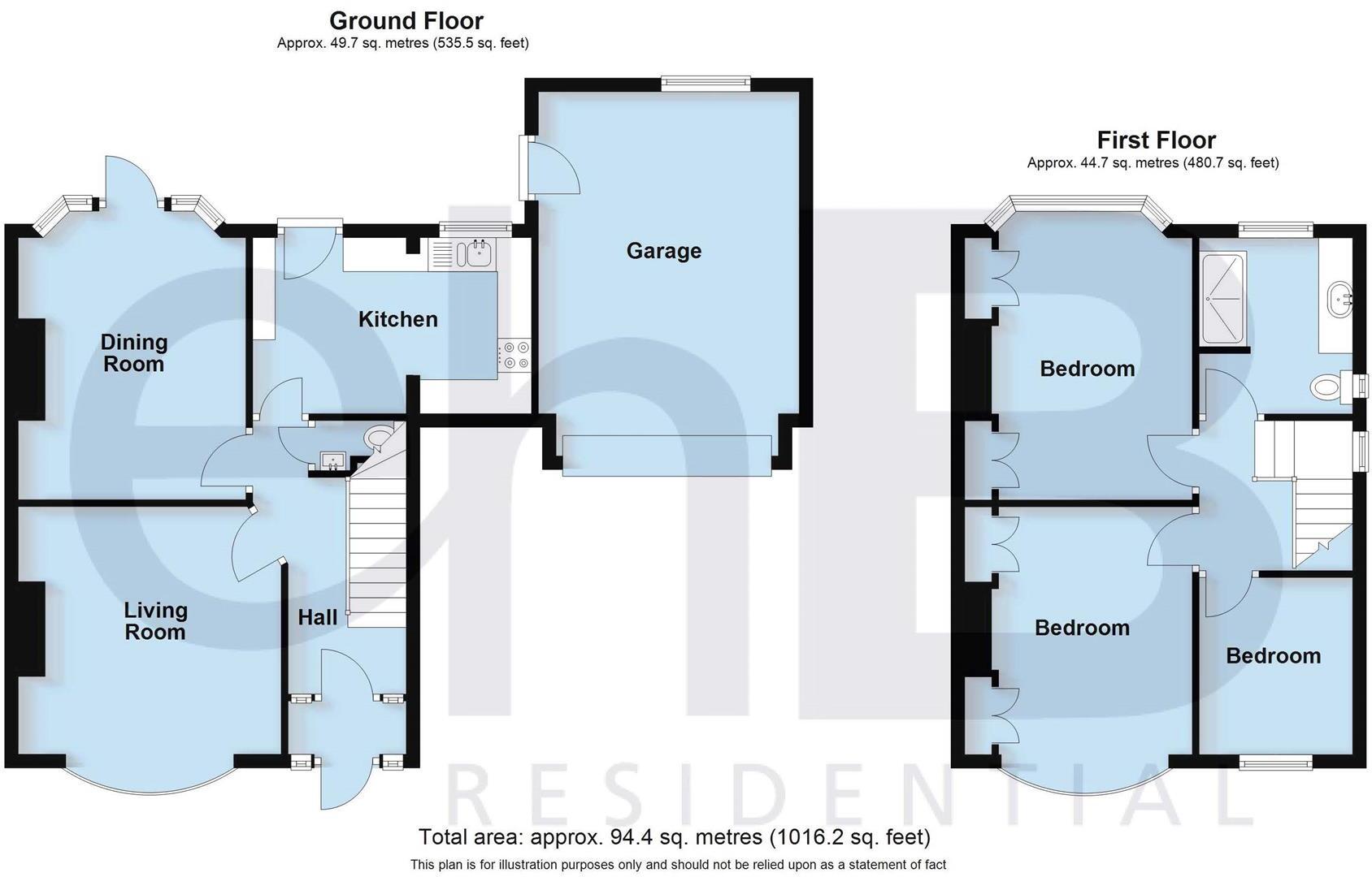 Greville Road, Warwick floorplan