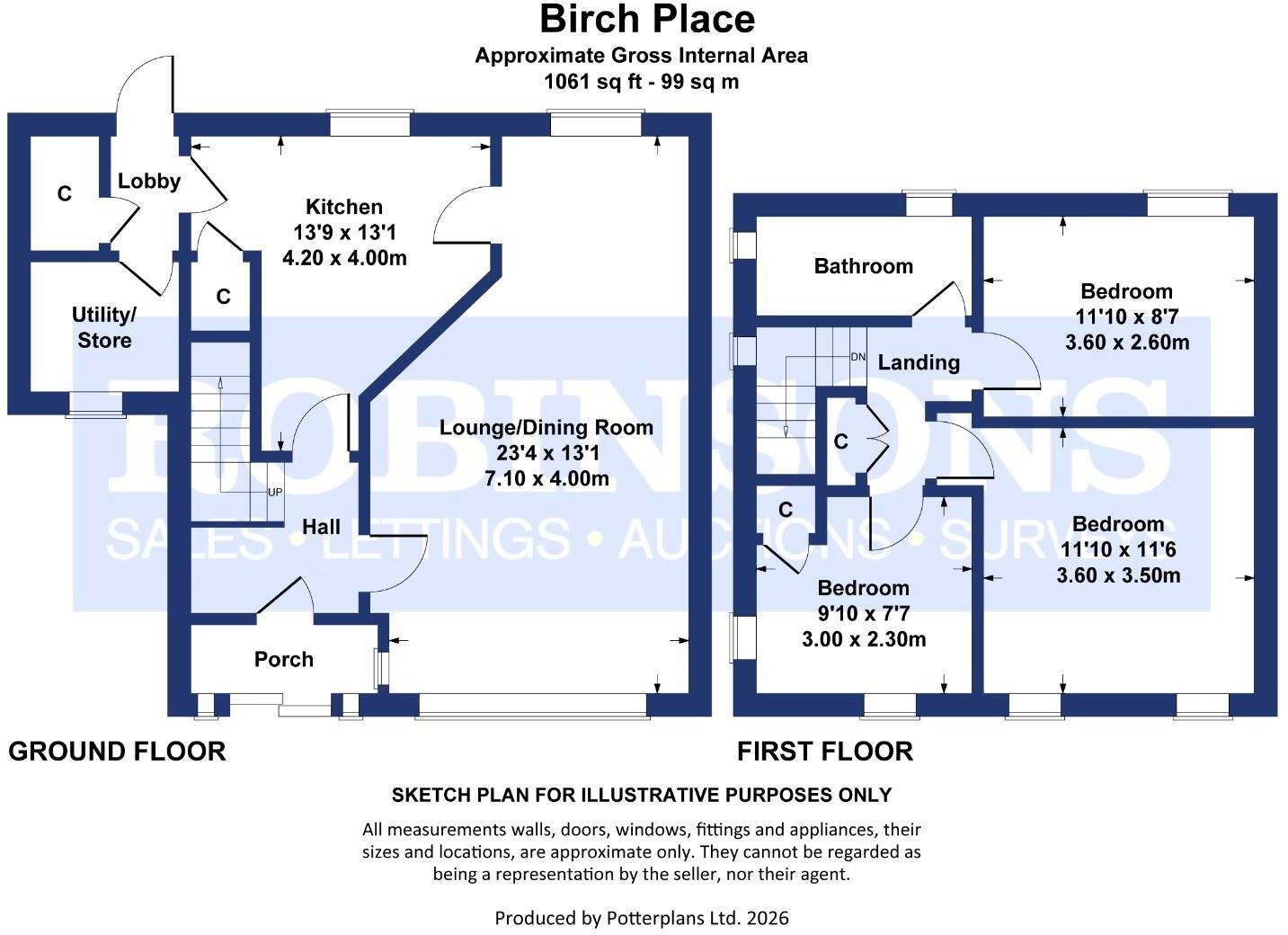 Birch Place, Esh Winning, Durham floorplan