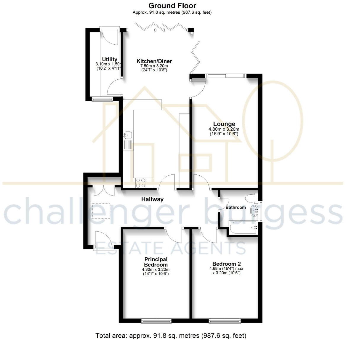 Valley Road, Portishead, Bristol, BS20 8JU floorplan