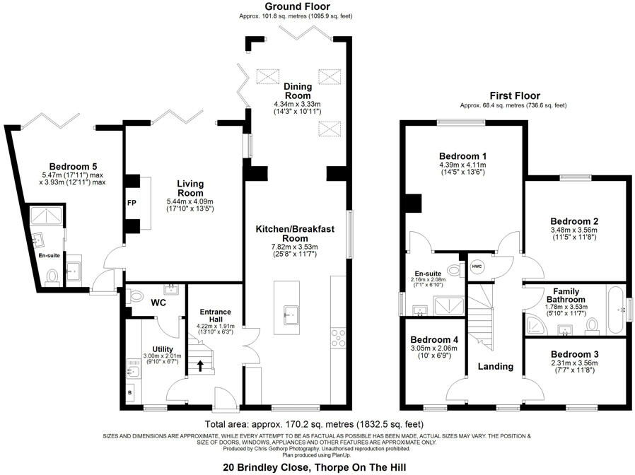Brindley Close, Thorpe-On-The-Hill, Lincoln, Lincolnshire, LN6 9GU floorplan