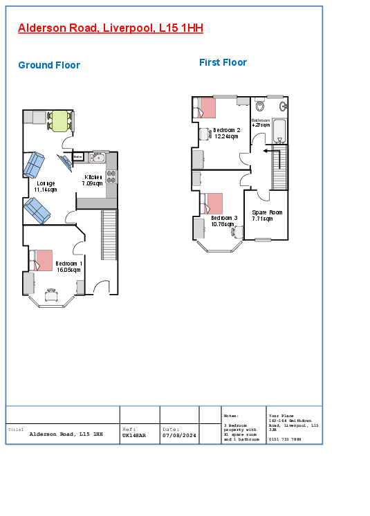 Alderson Road, Liverpool floorplan