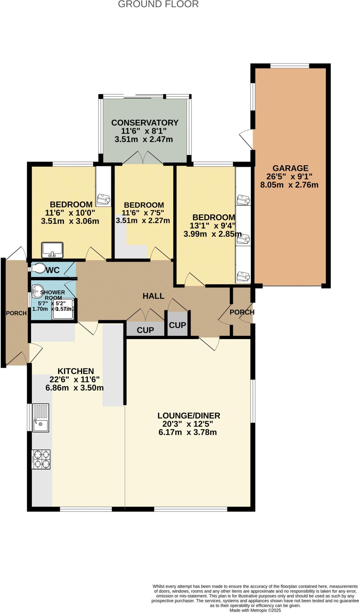 Linton Rise, Burton Upon Stather floorplan