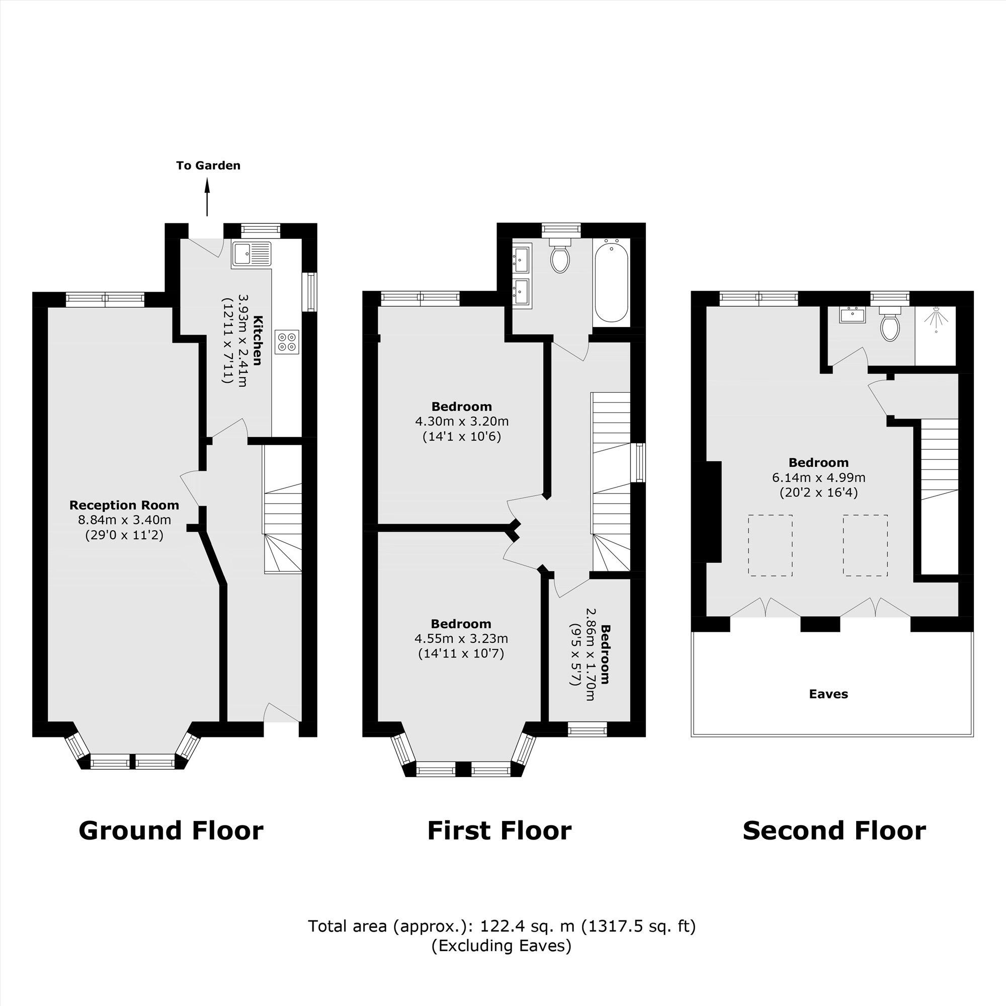 Mayfield Gardens, Hanwell floorplan