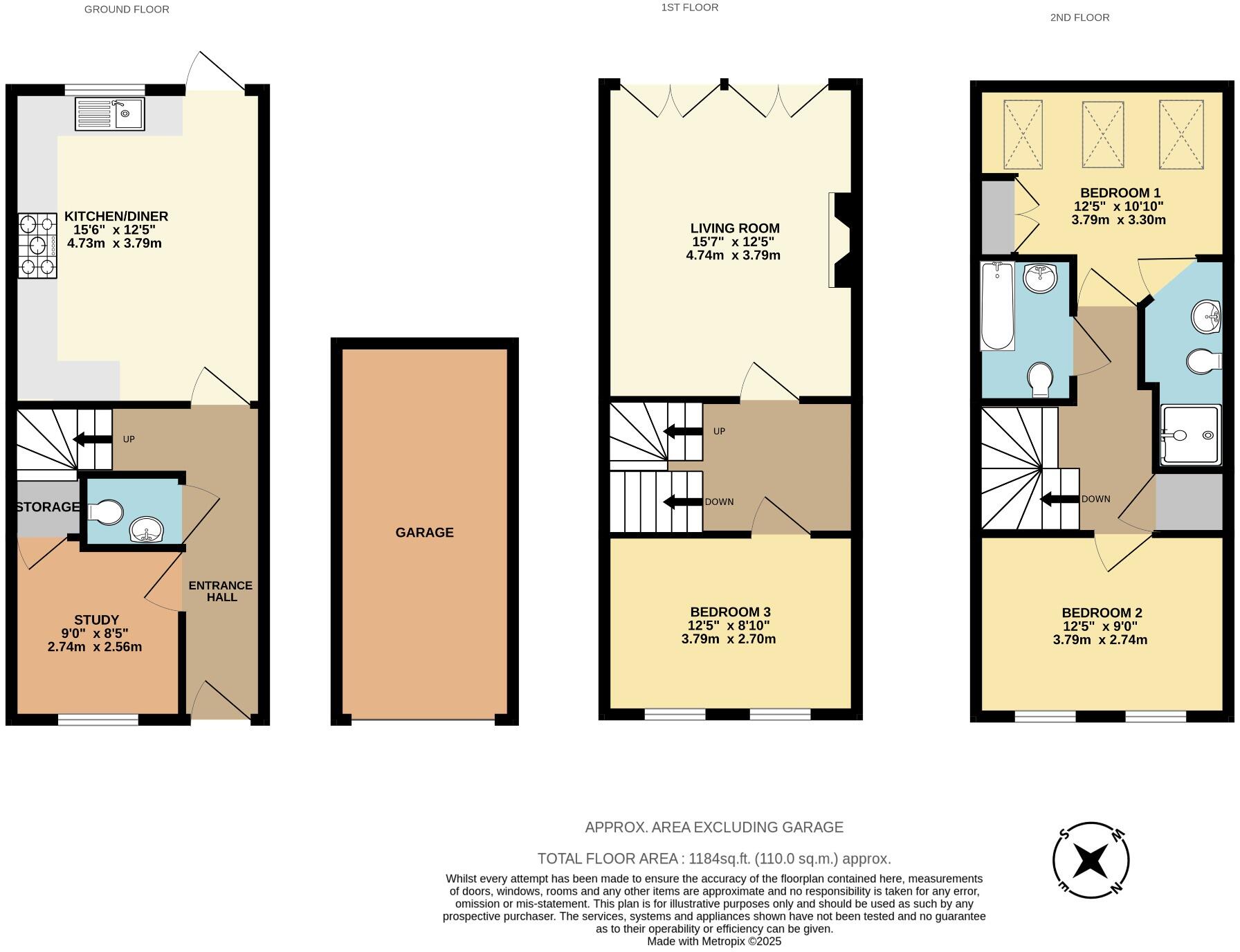 Beatty Rise, Spencers Wood, RG7 floorplan