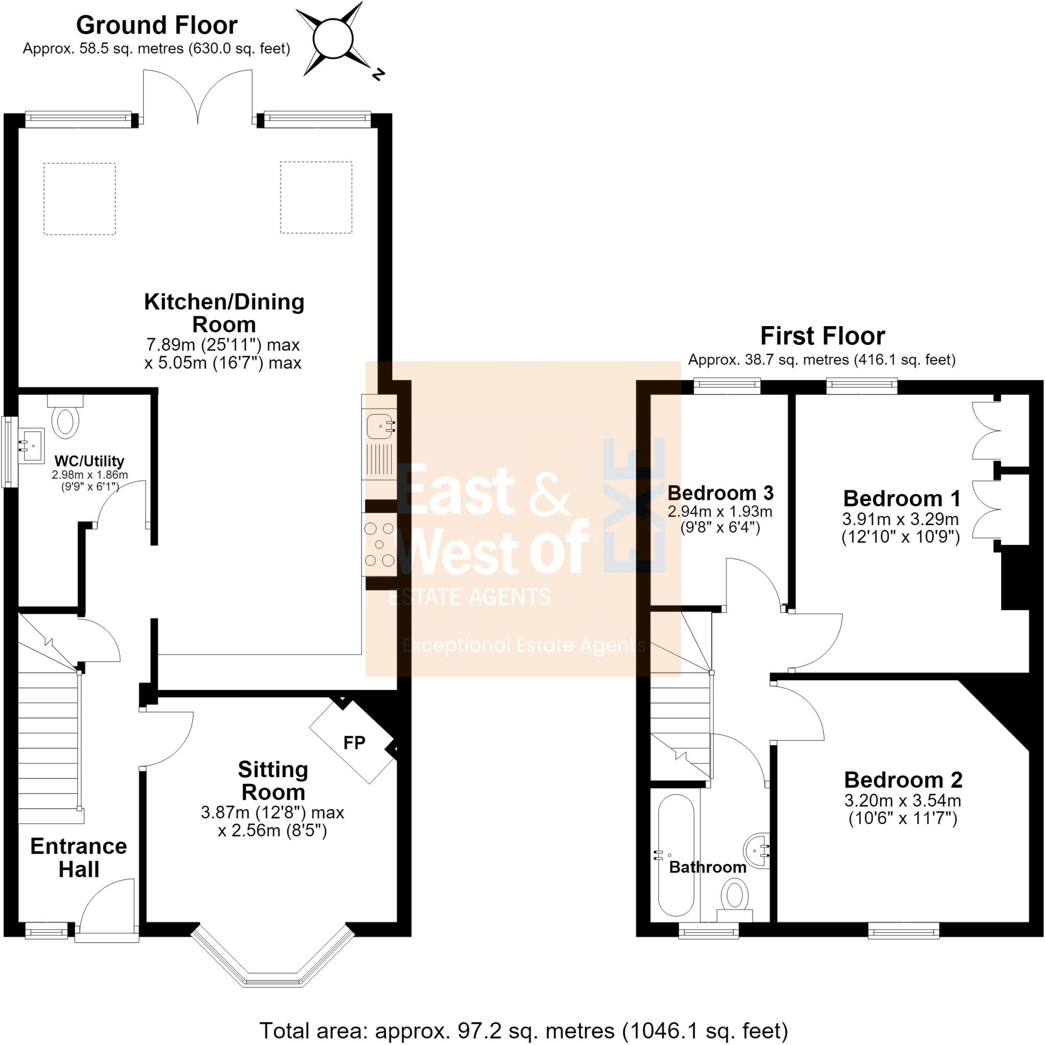 Parkfield Road, Topsham floorplan