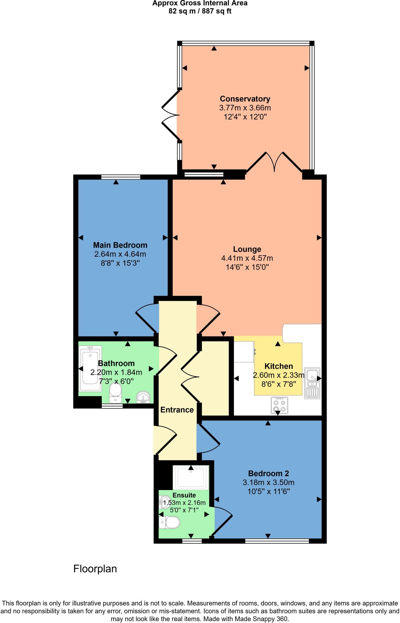 Hodges Close, Stoke Golding floorplan