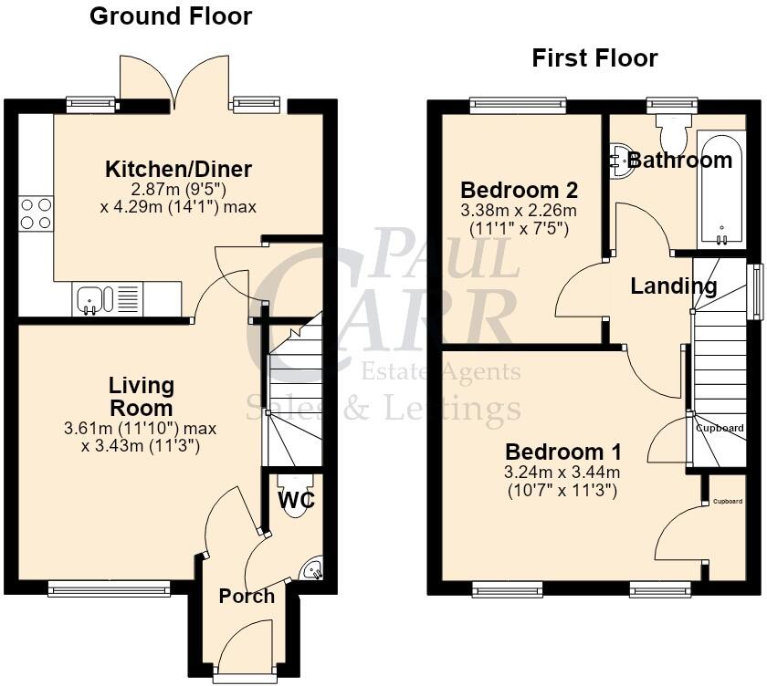 Wakelin Way, Lichfield, WS13 6UG floorplan
