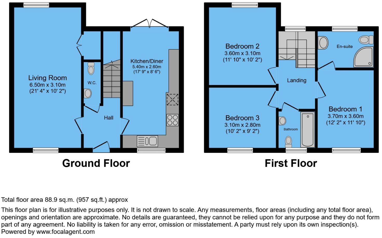 Limetree Close, Brimington, Chesterfield, S43 1RB floorplan