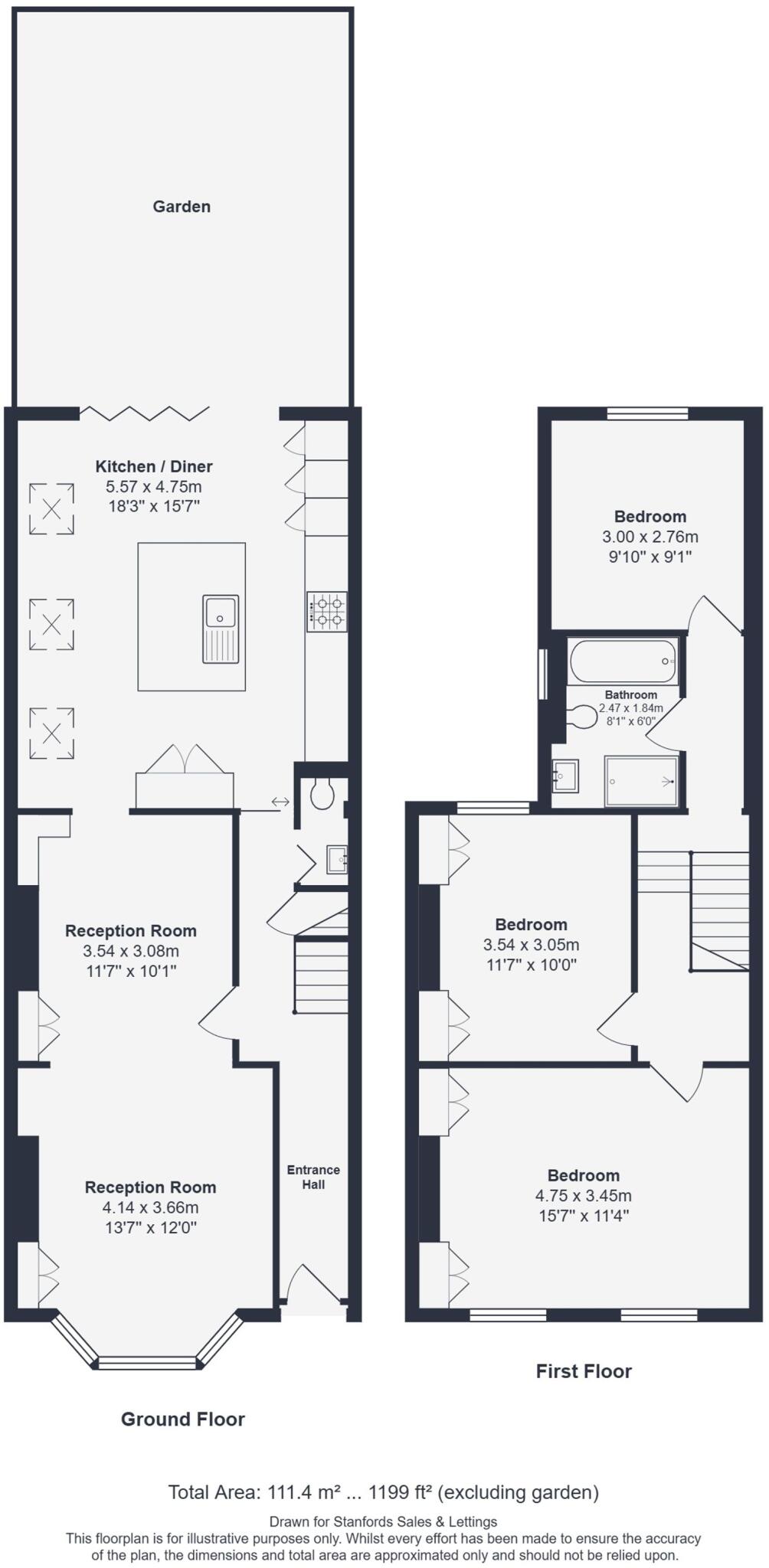 Taunton Road, London, SE12 floorplan