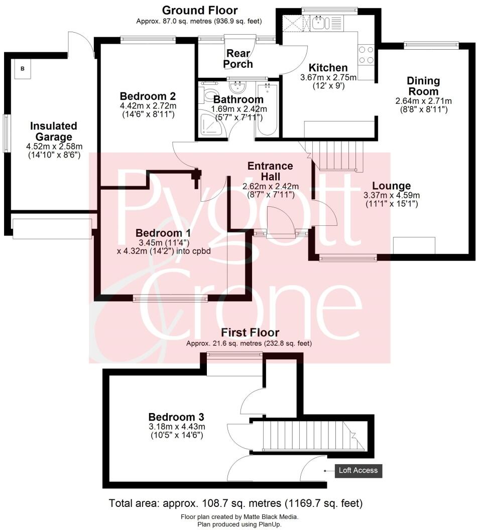 Highgate, Leverton, Boston, Lincolnshire, PE22 floorplan