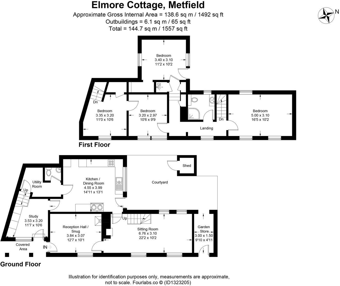 Metfield, Near Harleston, Suffolk floorplan
