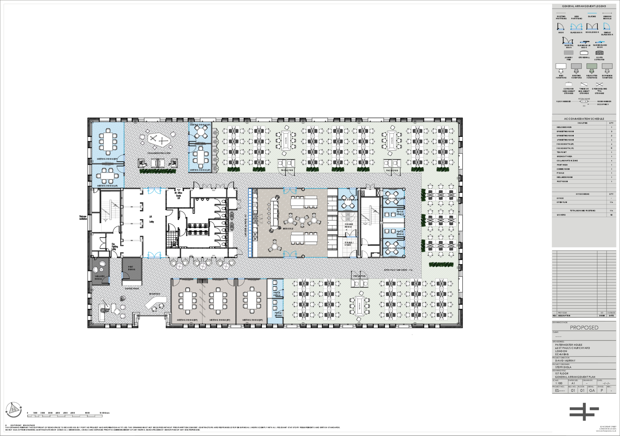 Paternoster House- Example Layout