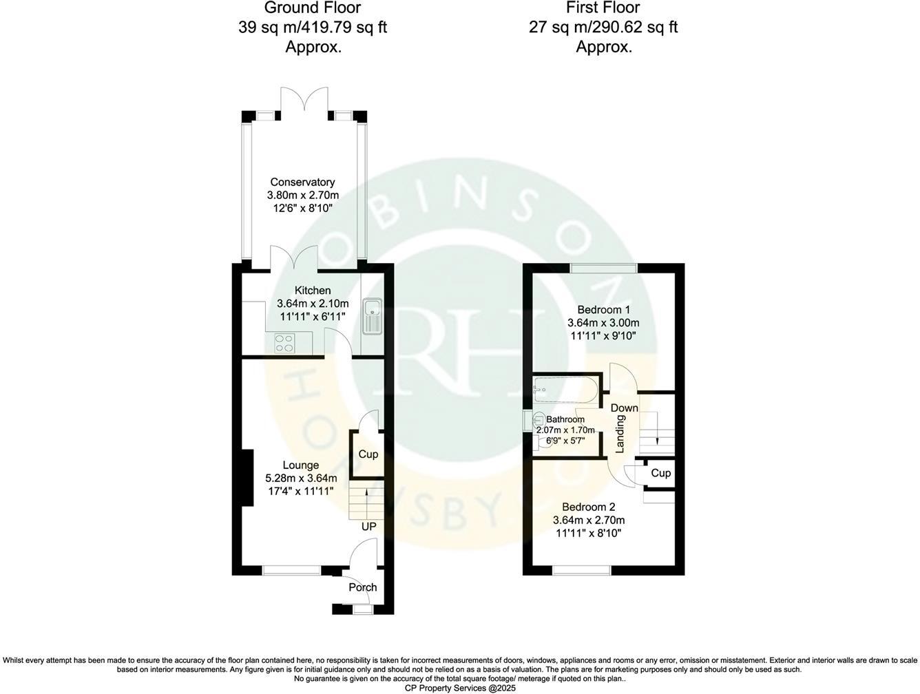 Heaton Gardens, Edlington, Doncaster floorplan