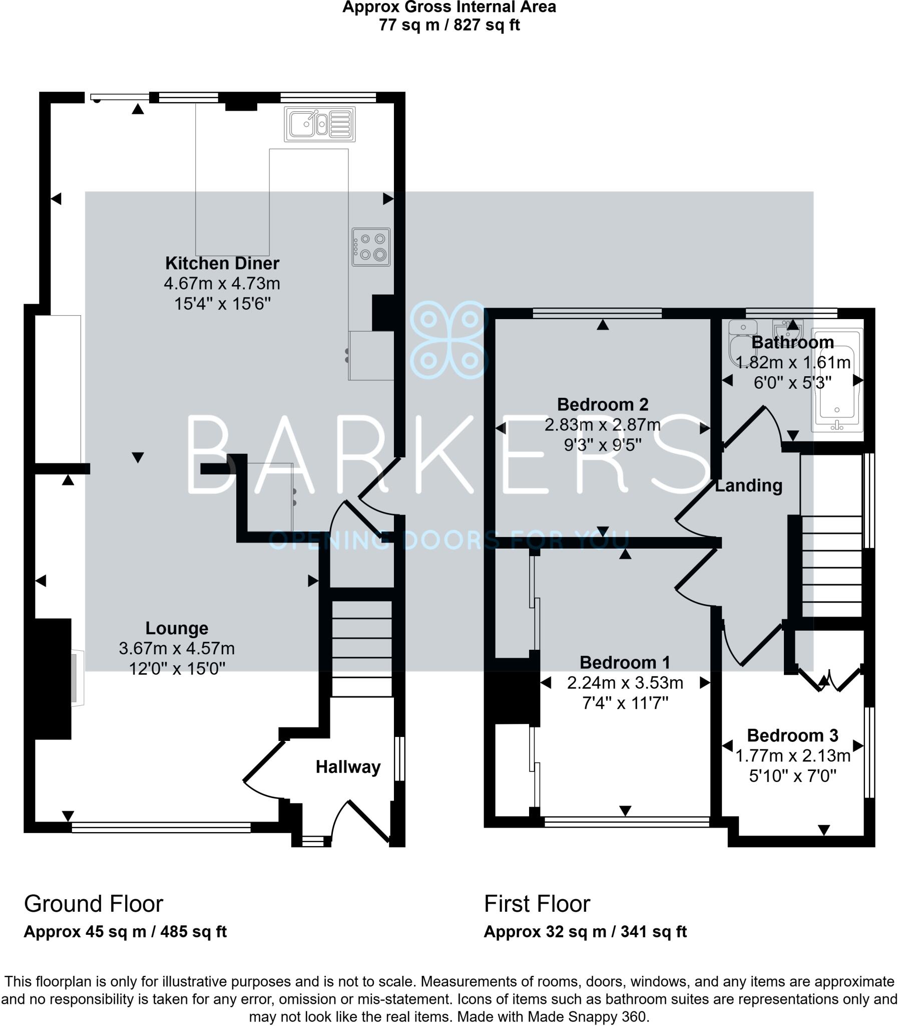 Western Avenue, Birstall floorplan