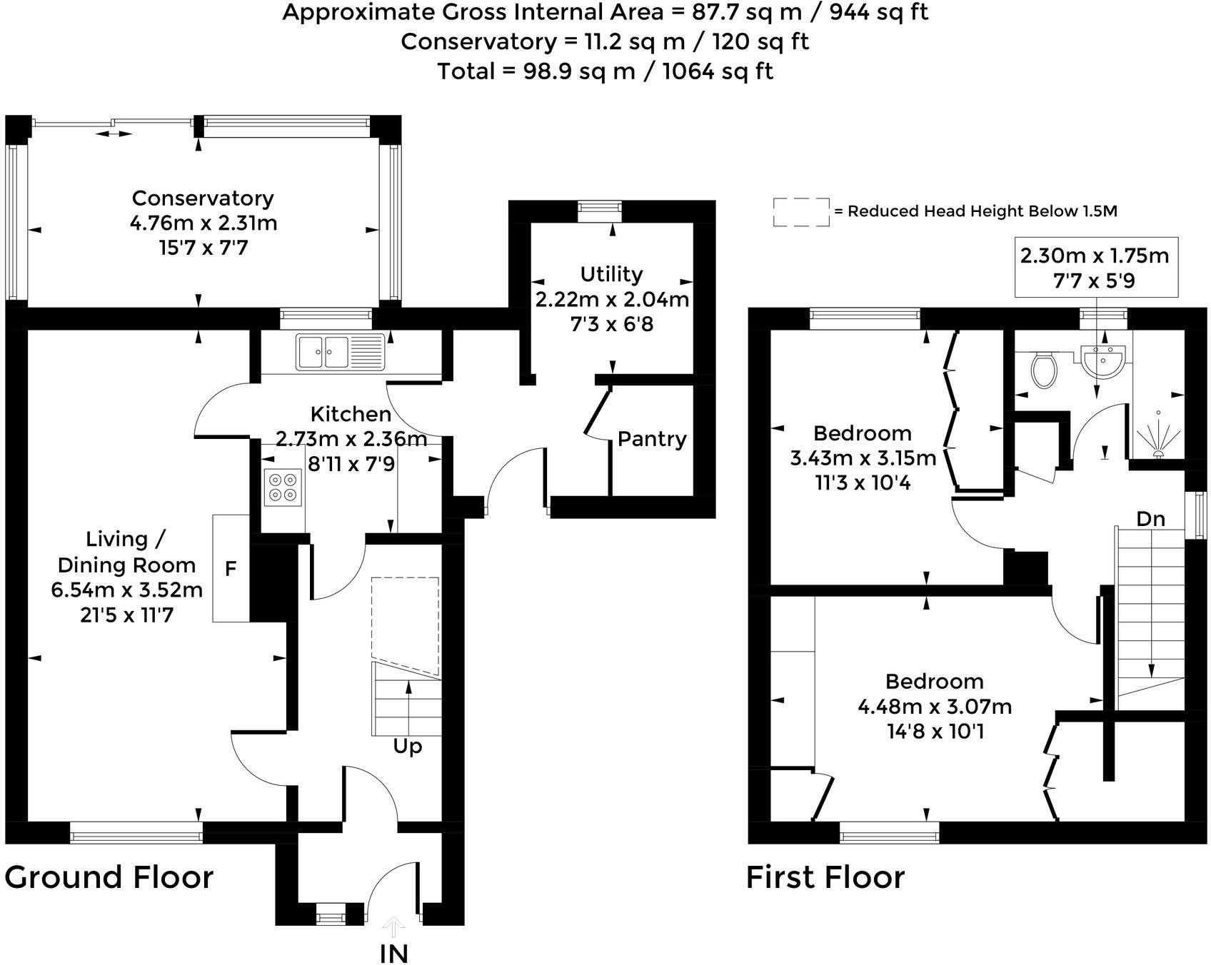 Foxwell Drive, Headington, OX3 floorplan