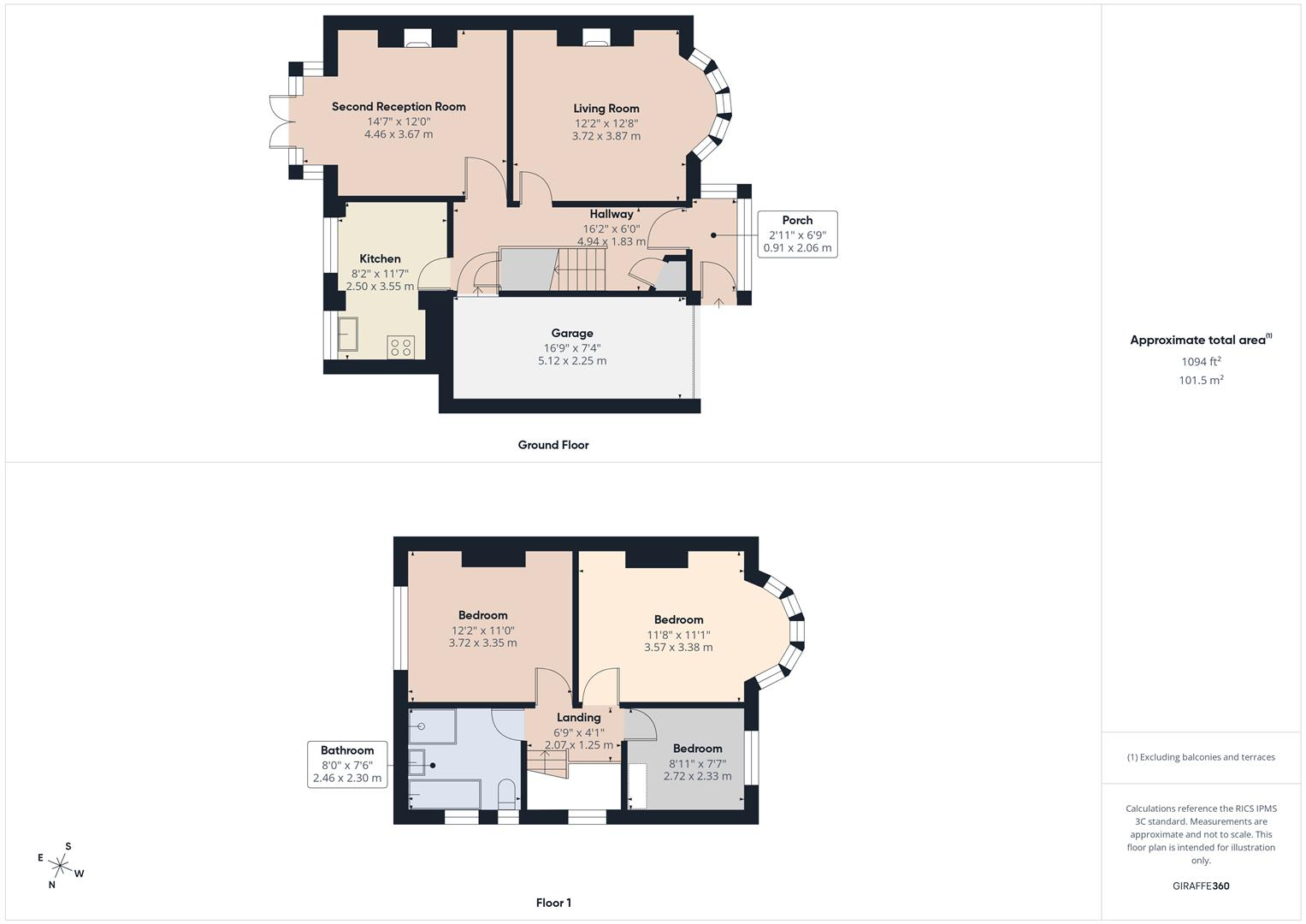 Glendale Avenue, North Shields floorplan