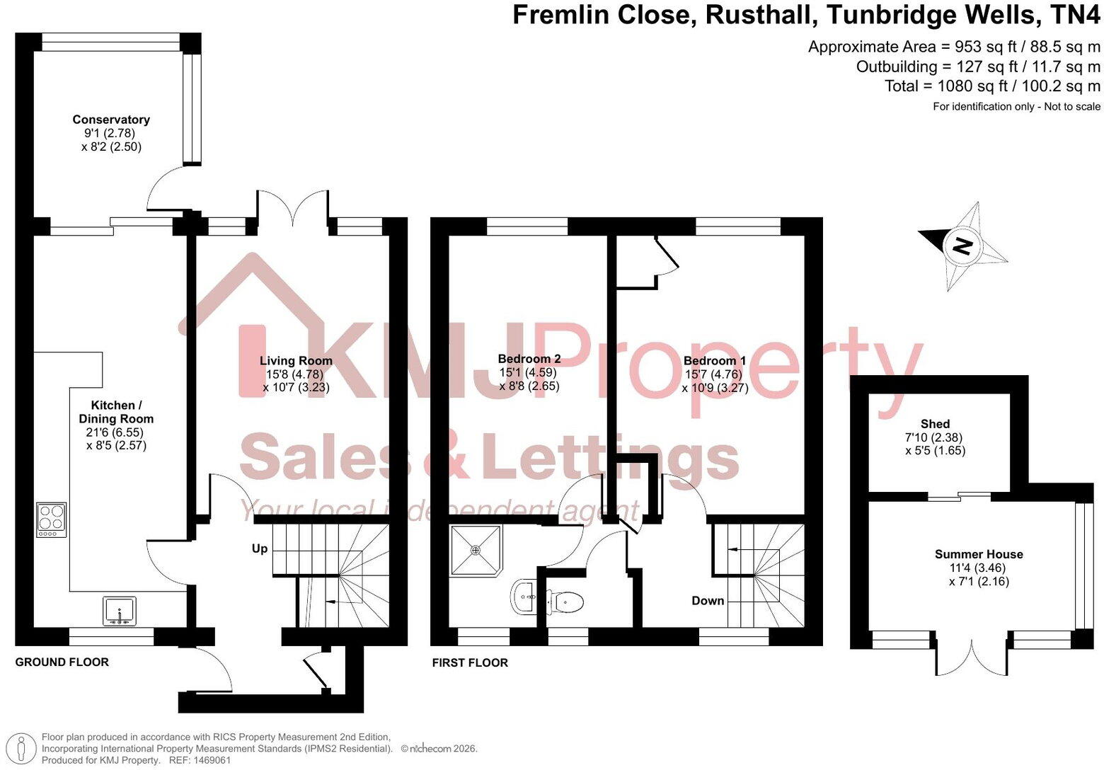 Fremlin Close, Rusthall, Tunbridge Wells floorplan