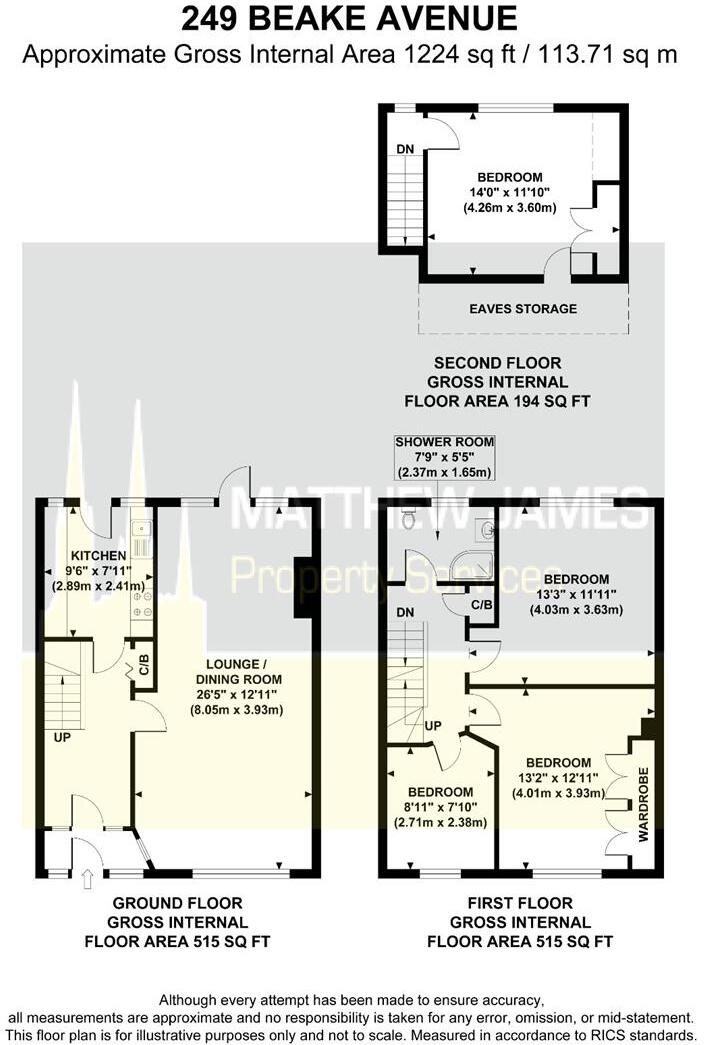 Beake Avenue, Radford, Coventry *Four Bedrooms* floorplan