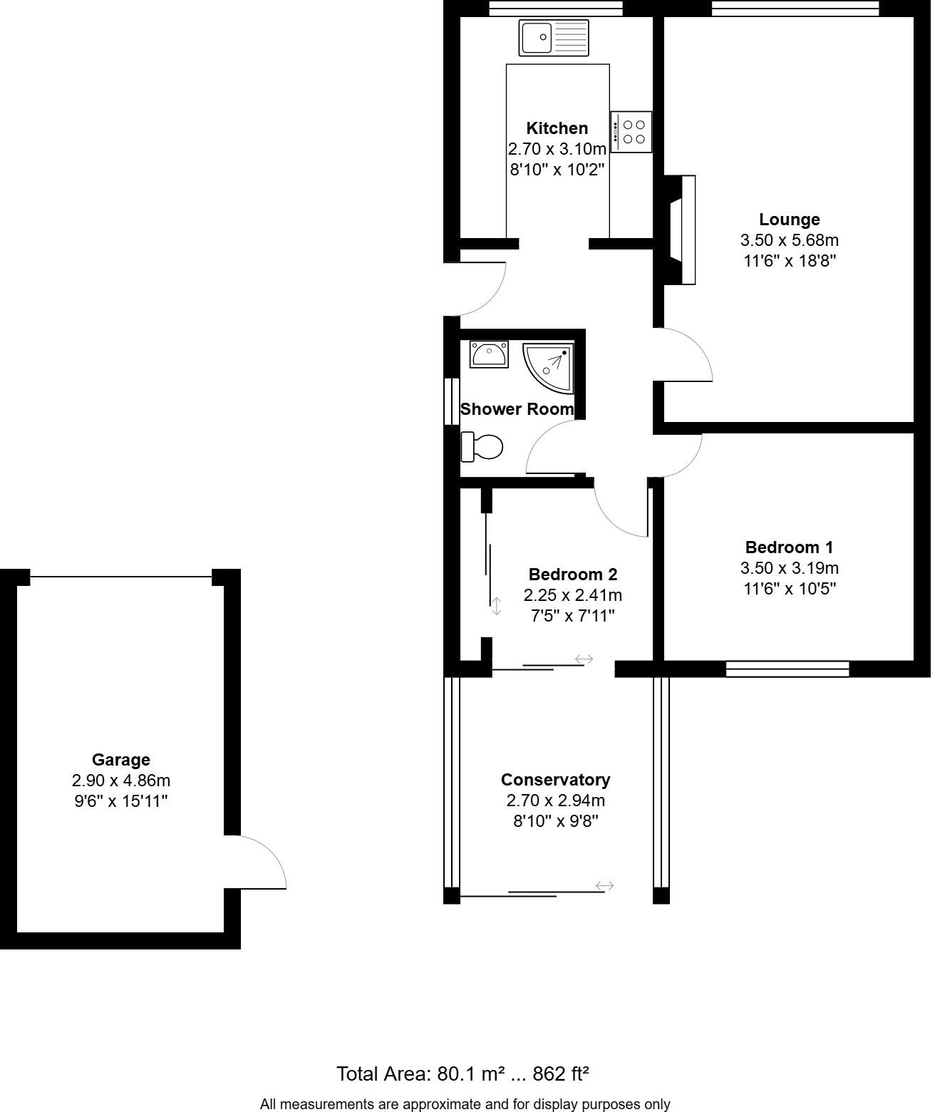Tudor Way, Dersingham, King's Lynn, Norfolk, PE31 floorplan