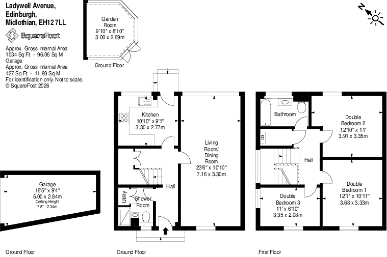59 Ladywell Avenue, Edinburgh, EH12 7LL floorplan