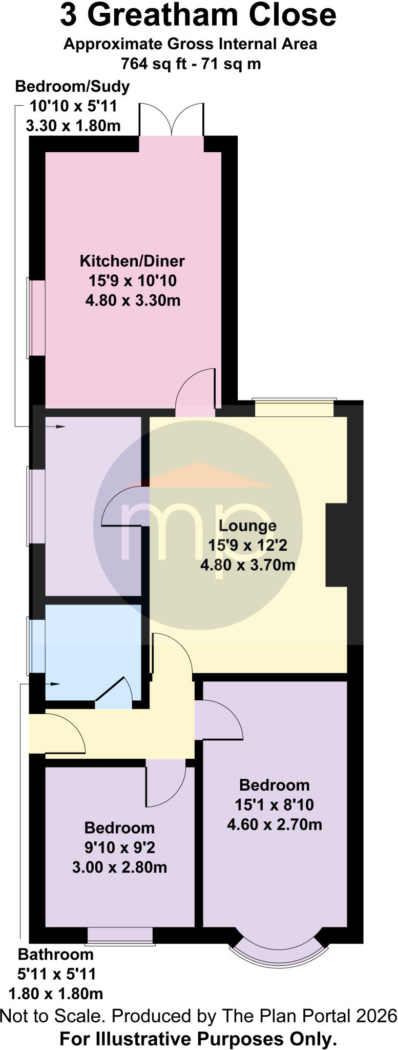 Greatham Close, Acklam floorplan