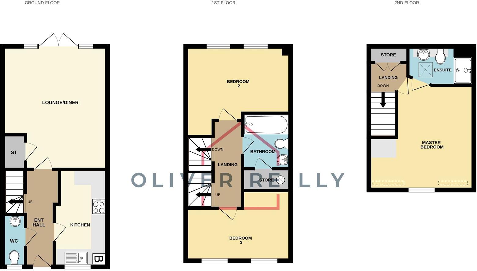Pach Way, Fernwood, Newark floorplan