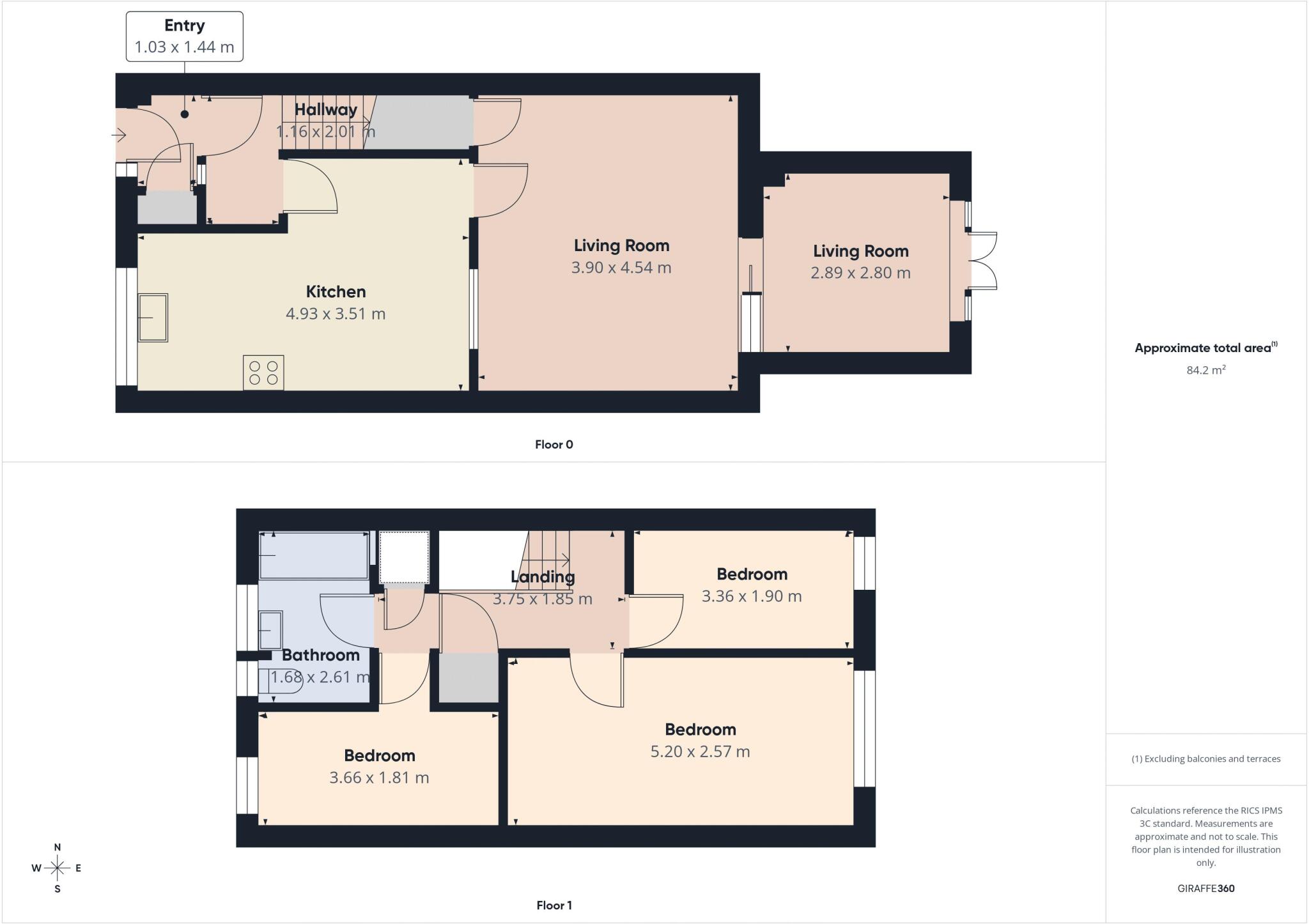 Walk Mill Close, Wardle, OL12 floorplan