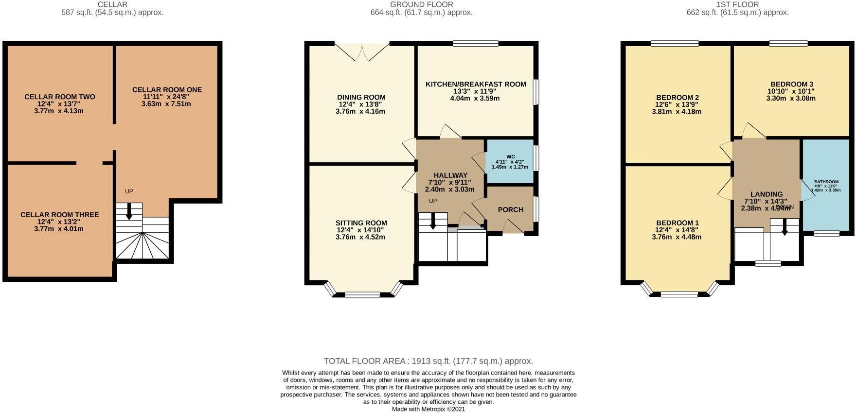 St Georges Avenue, Northampton floorplan