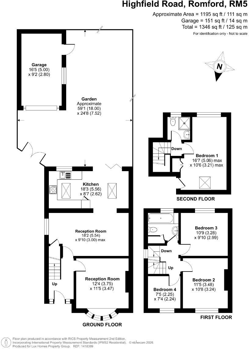 Highfield Road, Romford floorplan