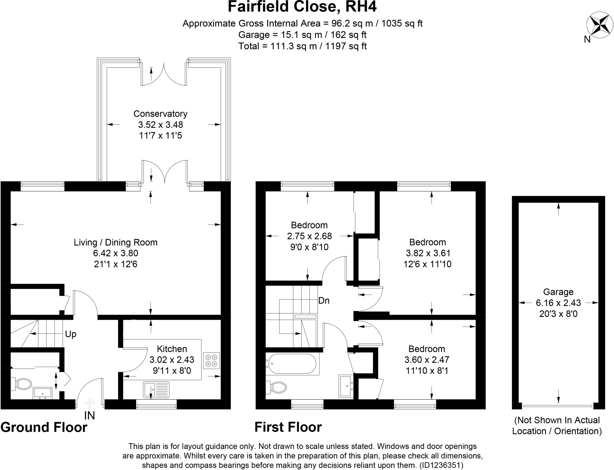 Fairfield Close, Dorking floorplan