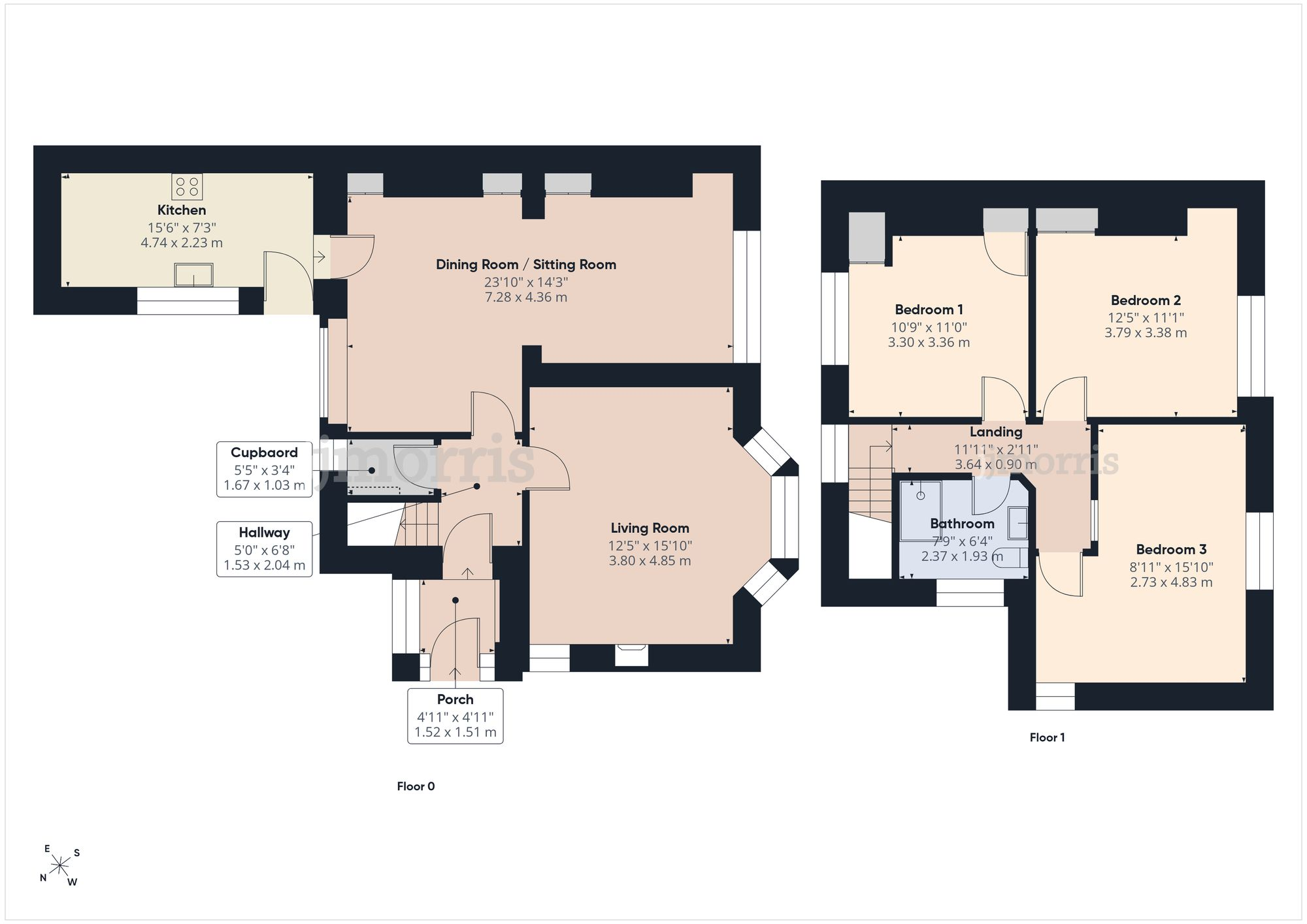 6 Windy Hall, Fishguard, Pembs, SA65 9DP floorplan
