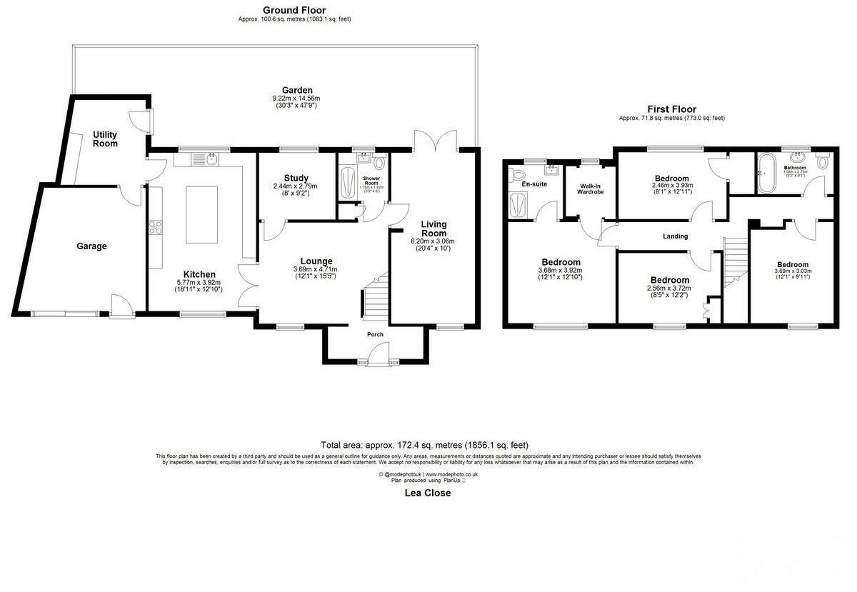 Lea Close, Bishop's Stortford floorplan