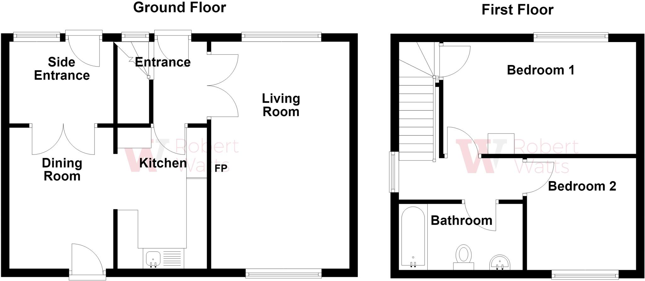 Foldings Avenue, Scholes, Cleckheaton, West Yorkshire, BD19 floorplan
