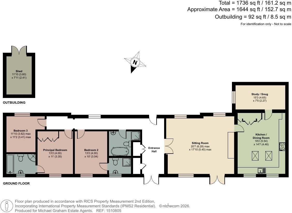 Manor Farm, Shucklow Hill, Little Horwood, Buckinghamshire, MK17 floorplan