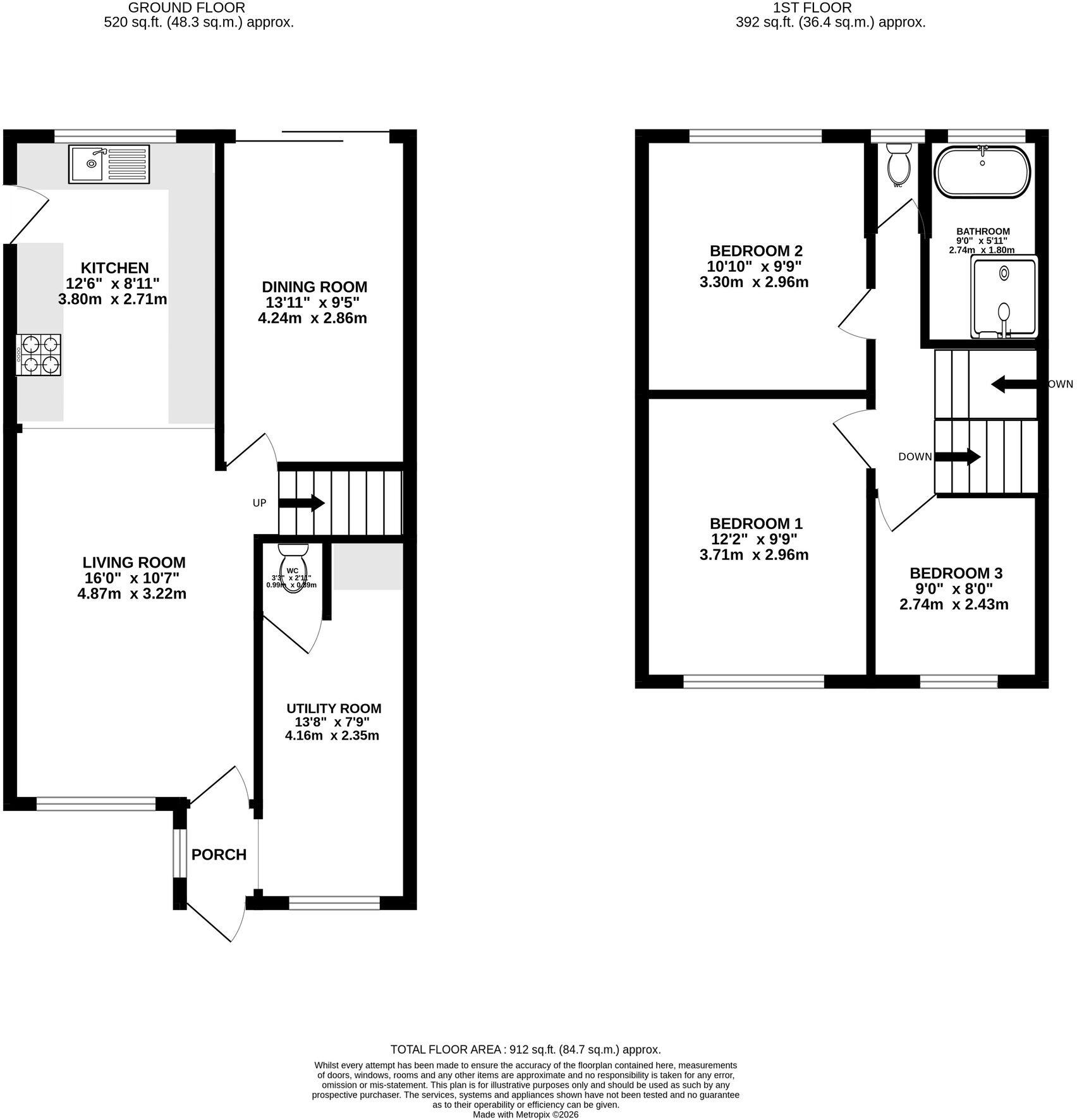 42 Delfur Road floorplan