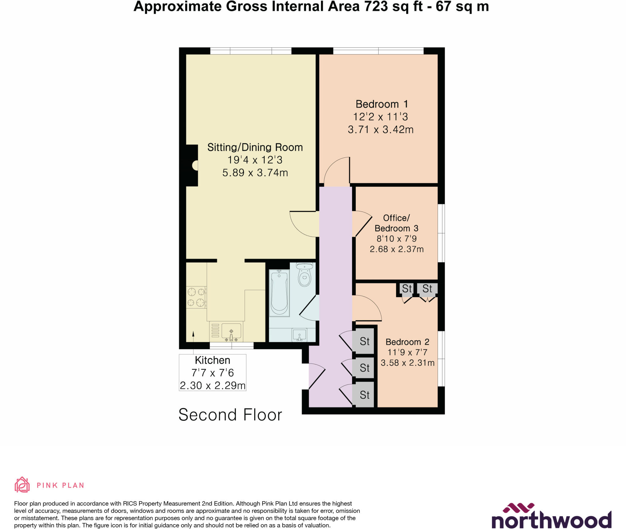 Belmont Court, St Albans, AL1 floorplan