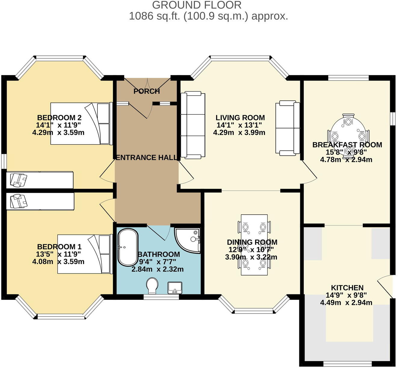 Richmond Hill Road, Cheadle floorplan