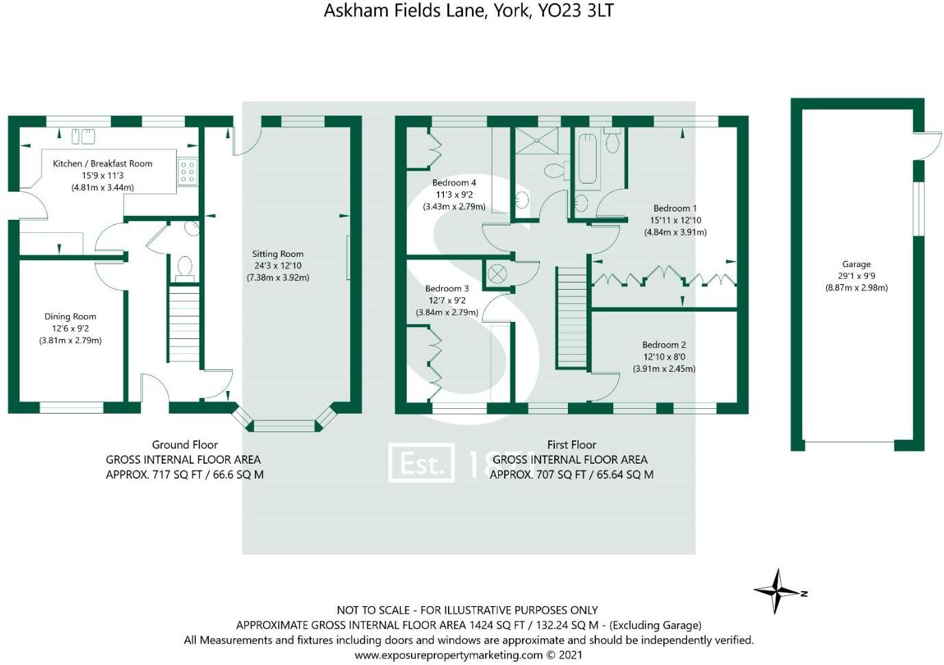 Askham Fields Lane, Askham Bryan, York floorplan