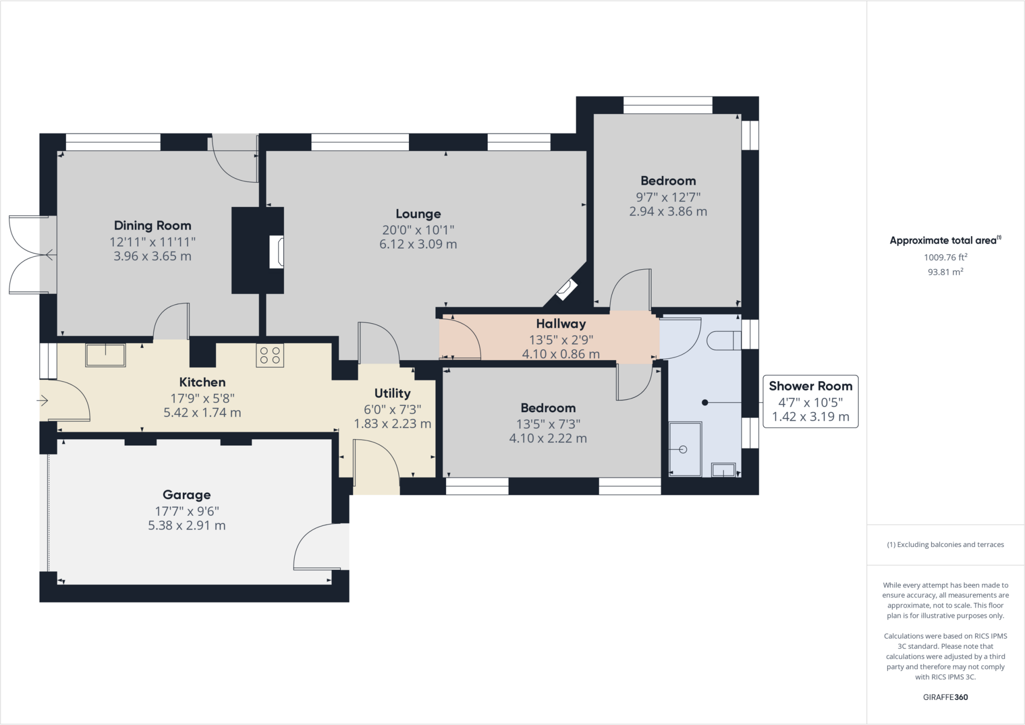 Hill Close, Spondon floorplan