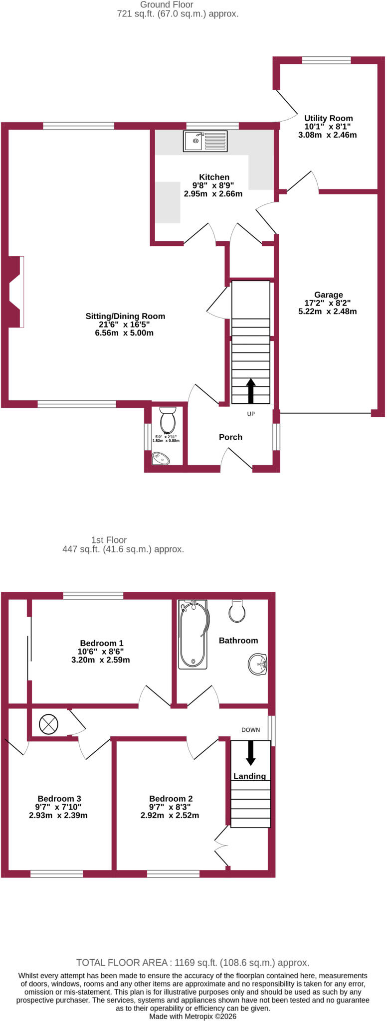 Downton View, Ludlow, Shropshire floorplan