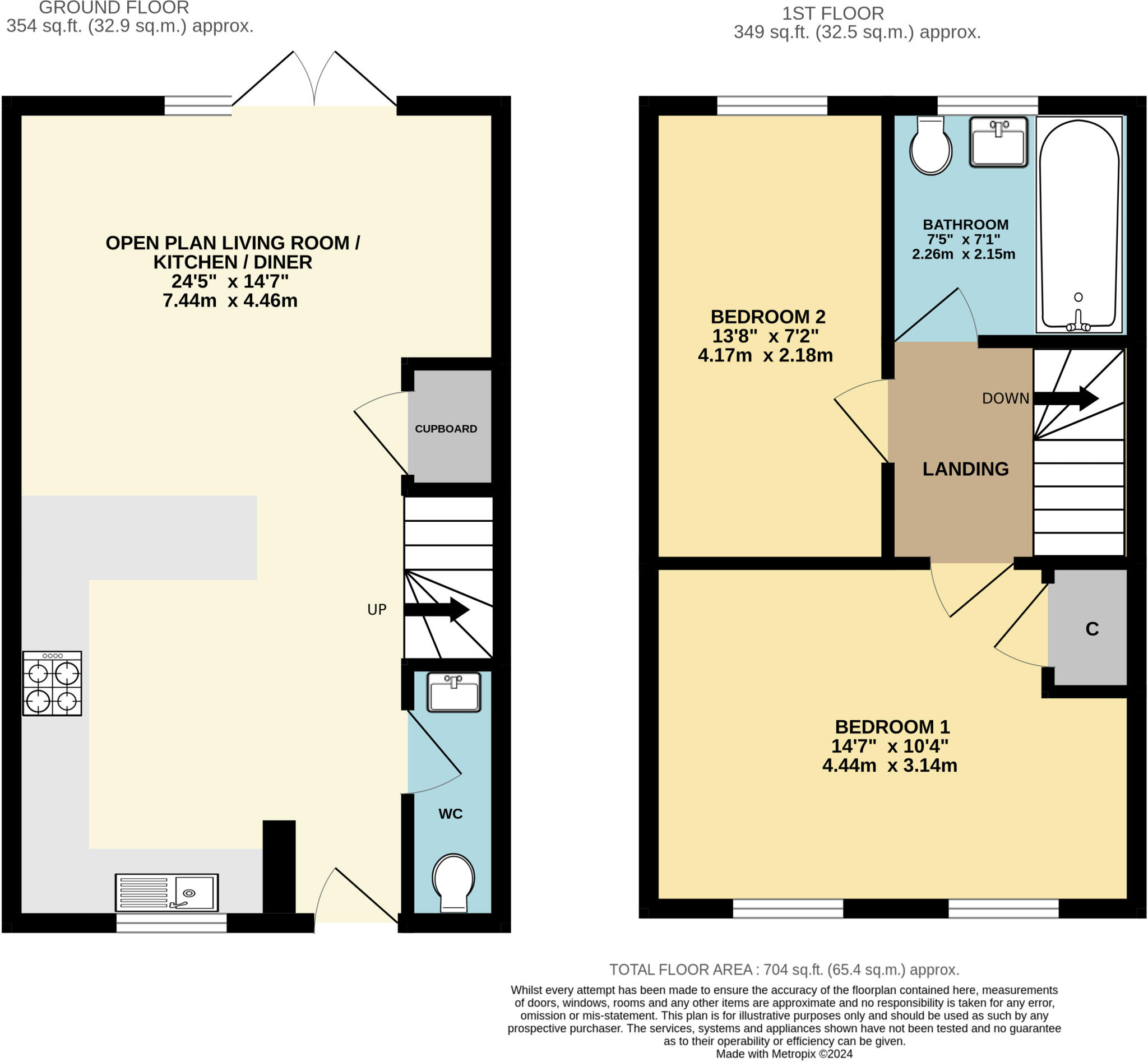 Clarendon Gardens, Barnstaple, Devon, EX31 floorplan