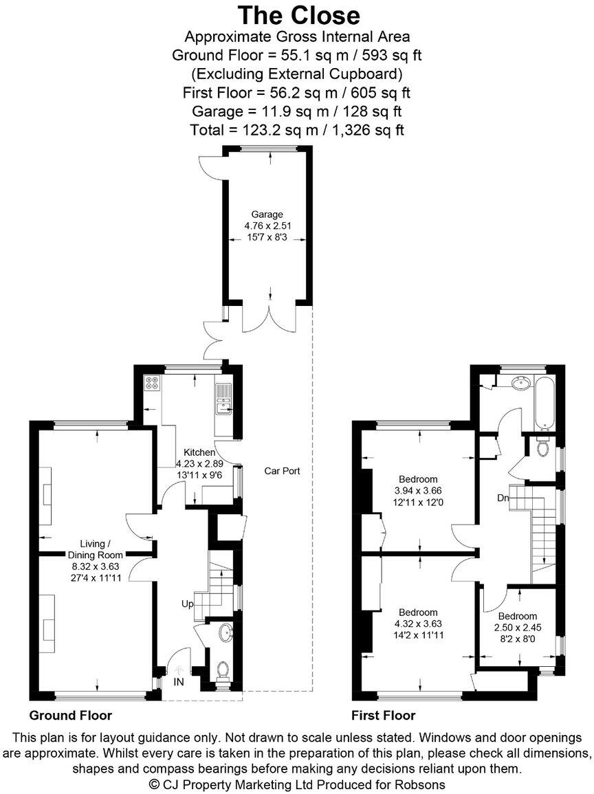 The Close, Rickmansworth,WD3 floorplan